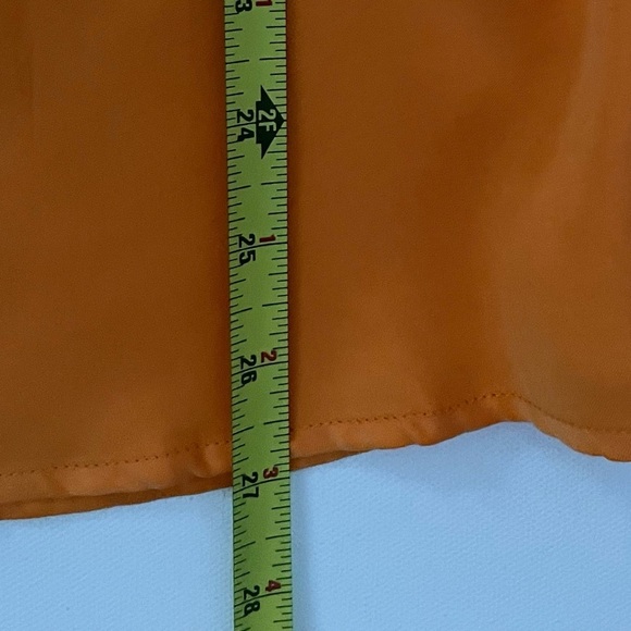 For Love & Lemons x REVOLVE Mallory Mini Dress Tangerine Orange S Small cut out - Picture 8 of 11